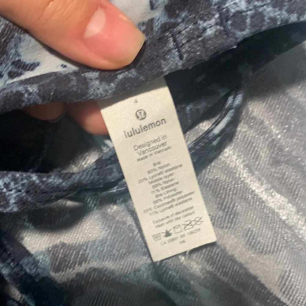 Lululemon Matching Set Indigo Lace Starlight Nulu - Picture 7 of 16